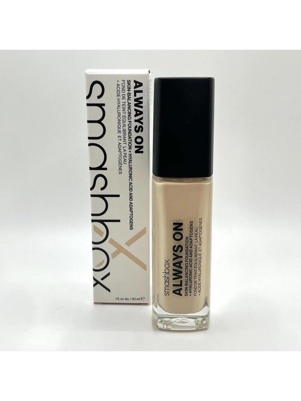 Smashbox Always On Skin-Balancing Foundation+Hyaluronic Acid & Adaptogen (F20-N)